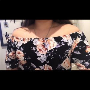 Dark Floral Top